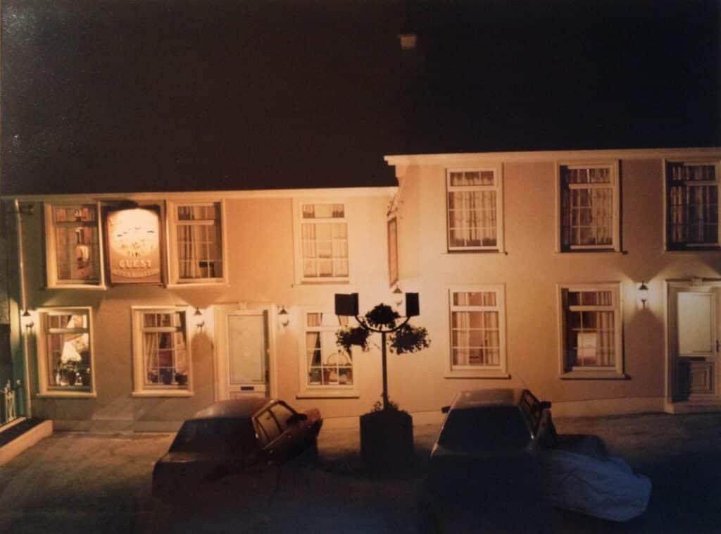 Older exterior photograph of Fairview Hotel building